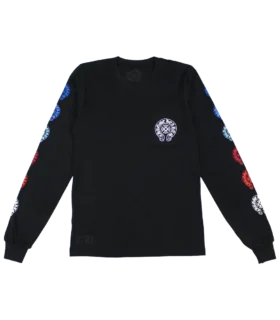 Koszulka z długim rękawem Chrome Hearts Multi Color Horseshoe