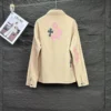 Kurtka Chrome Hearts z różowymi i czarnymi krzyżami