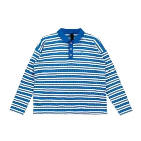Niebieska koszulka polo Chrome Hearts