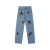 Niebieskie Jeansy Chrome Hearts