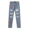 Niebieskie jeansy Chrome Hearts