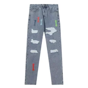 Niebieskie jeansy Chrome Hearts