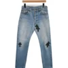 Obcisłe jeansy Chrome Hearts