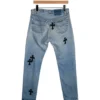 Obcisłe jeansy Chrome Hearts