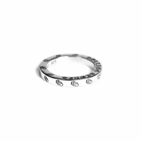 Pierścionek Chrome Hearts Rolling Stones – Spacer w kształcie Lip and Tongue