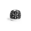 Pierścionek Chrome Hearts z owalną gwiazdą – klasyczny Pierścionek Chrome Hearts z owalną gwiazdą – klasyczny