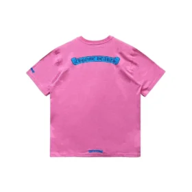 Różowa koszulka Chrome Hearts