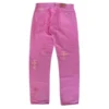 Różowe Jeansy Chrome Hearts