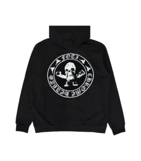 Rzadka bluza z kapturem Ch Foti Skeleton Circle Logo