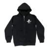 Rzadka bluza z kapturem Ch Foti Skeleton Circle Logo
