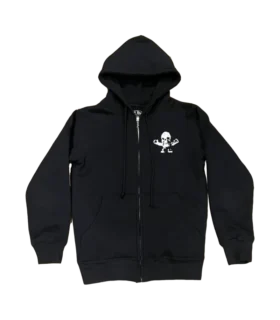 Rzadka bluza z kapturem Ch Foti Skeleton Circle Logo