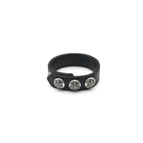 Skórzana bransoletka Chrome Hearts