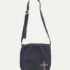 Skórzana torba listonoszka Chrome Hearts z Filigree Cross