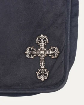 Skórzana torba listonoszka Chrome Hearts z Filigree Cross