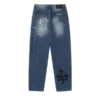 Spodnie dżinsowe Chrome Hearts Blue Span