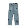 Spodnie dżinsowe Chrome Hearts Flairny Cemetery Cloth