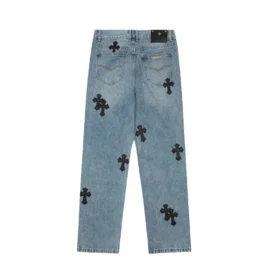 Spodnie dżinsowe Chrome Hearts Flairny Cemetery Cloth