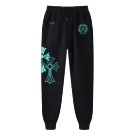 Spodnie dresowe Chrome Hearts Blue Triple Cross