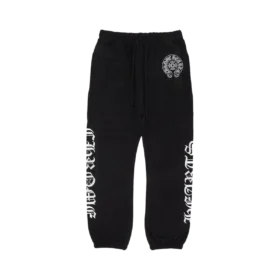Spodnie dresowe z logo Chrome Hearts w kształcie podkowy