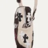 Torba Chrome Hearts Matty Boy Chomper z krowiej skóry