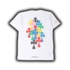 Wielobarwna koszulka z krzyżem Chrome Hearts