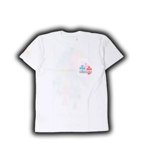 Wielobarwna koszulka z krzyżem Chrome Hearts