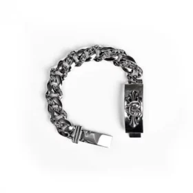 Wisiorek z insygniami w kształcie serca Bransoletka Fancy Chain